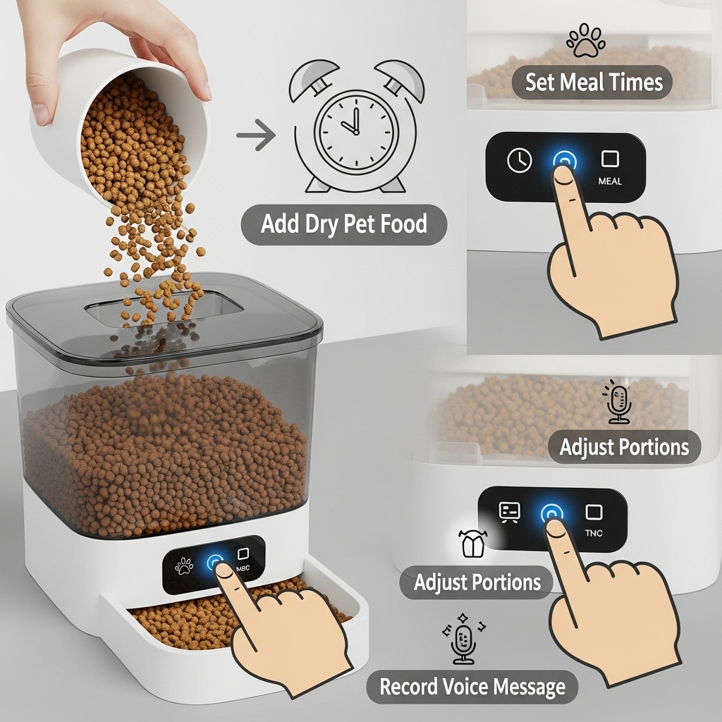 Petlibro Automatic Cat Feeder Manual: Full Setup, Programming & Troubleshooting Guide